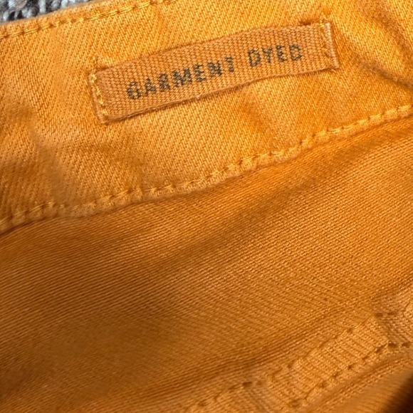 Judy Blue Marigold Yellow High Waist Tummy Control Flare Jeans Raw Hem 16W - Picture 10 of 12